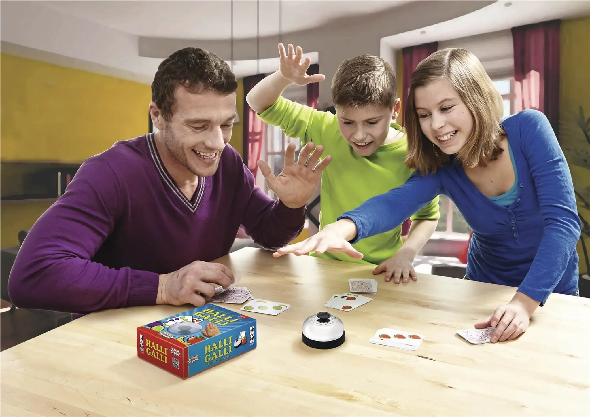 Halli Galli – Rasantes Reaktionsspiel mit Glocke